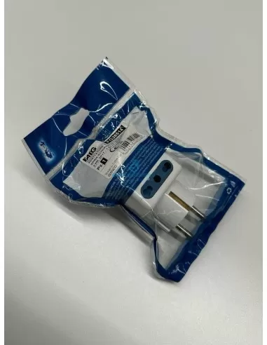 Adaptateur triple Faeg FG28514 Schuko/P40 + 2 P17 16A BN (emballage blister)